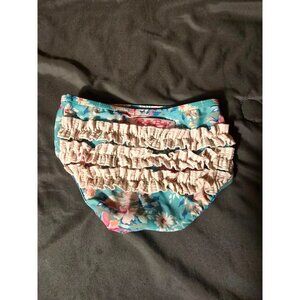Ruffle Butts Girls Panty Cover Floral Size 4T So Sweet